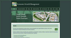 Desktop Screenshot of economicgrowthmanagement.com