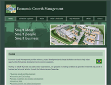 Tablet Screenshot of economicgrowthmanagement.com